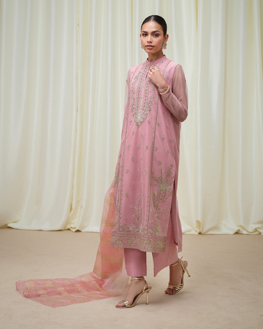 3Pc Embroidered Suit by Sapphire