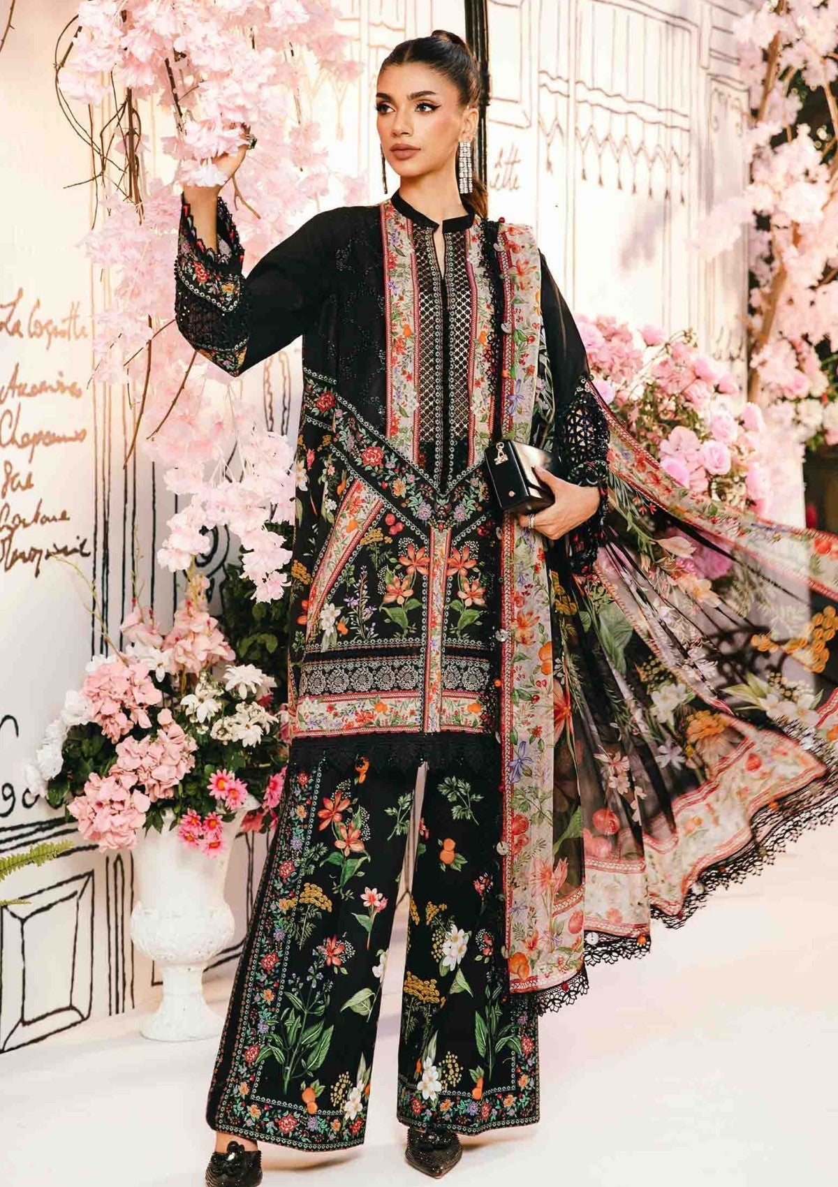 Maria B Mprints Embroidered Lawn Collection
