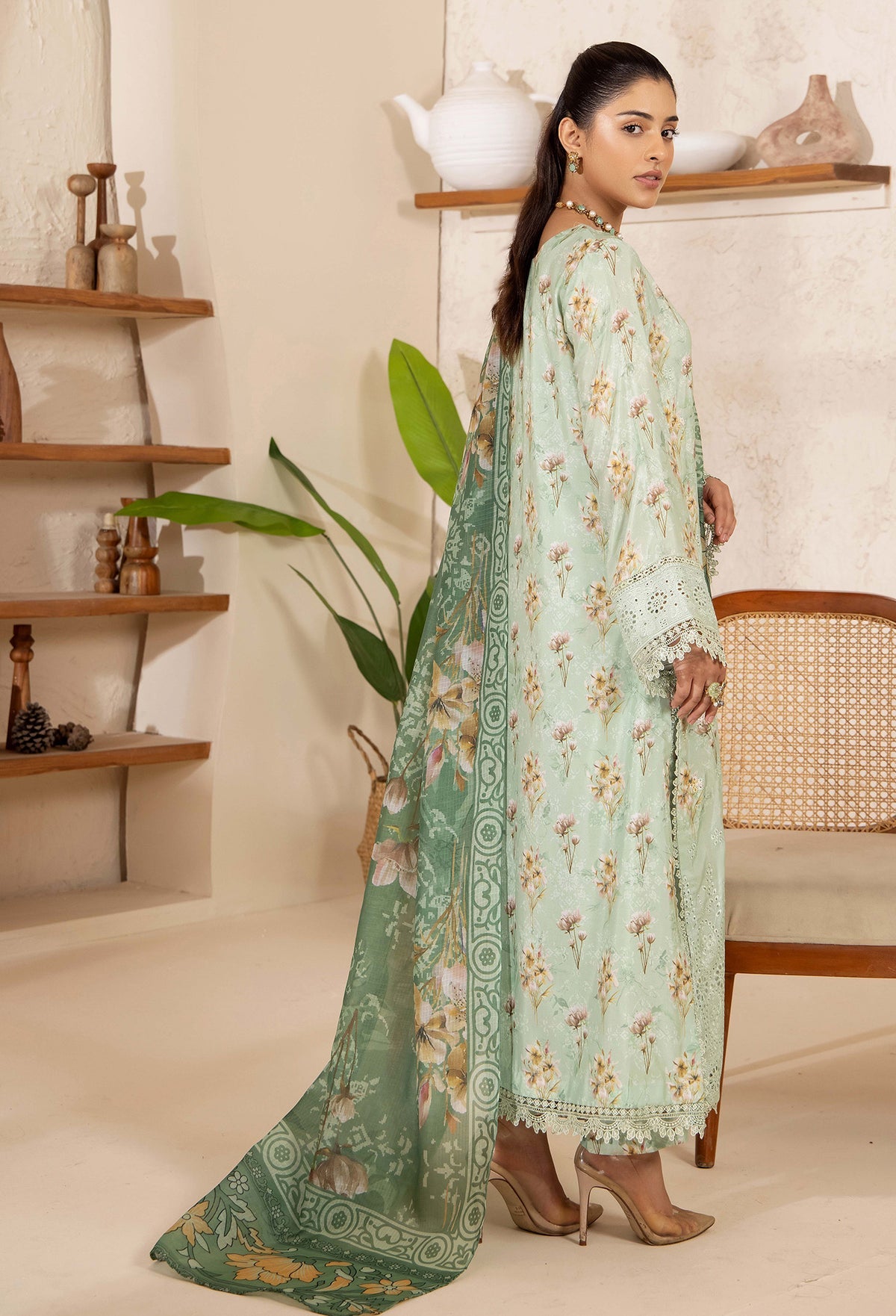 Satin By Adan's Libas Luxury Embroidered Lawn Collection