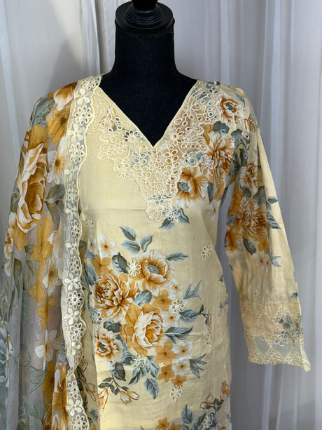 Luxury Embroidered Lawn Ready To Ship