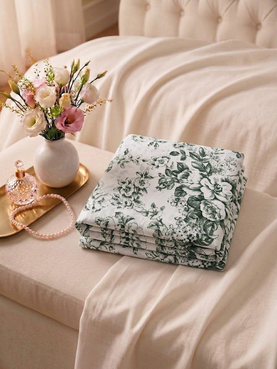 Pakistani King Size Bedsheet with Pillow Cover