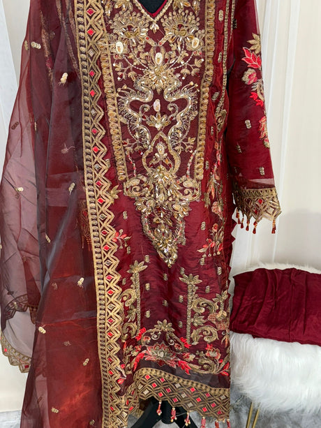 Pakistani Embroidered Party wear Ready To Ship