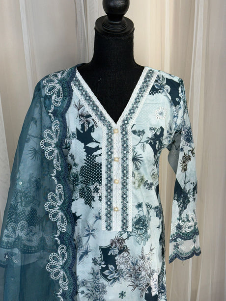 Luxury Embroidered Lawn Ready To Ship