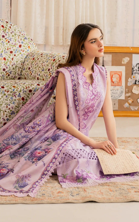 Asifa & Nabeel Premium Lawn  Suit