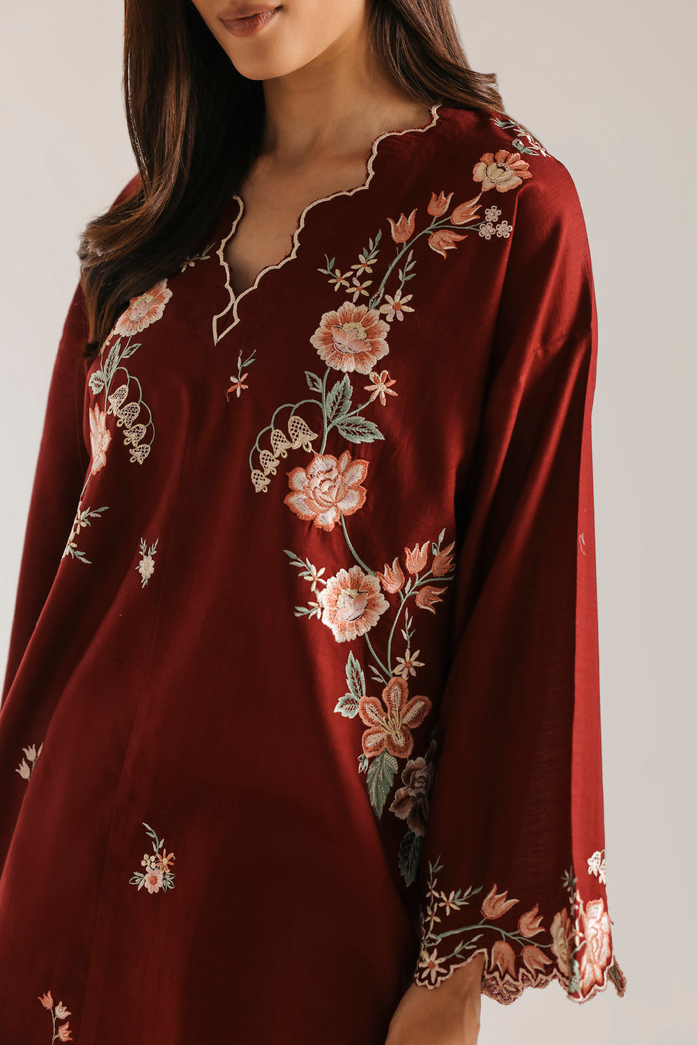 Ethnic Embroidered 2pc Suit