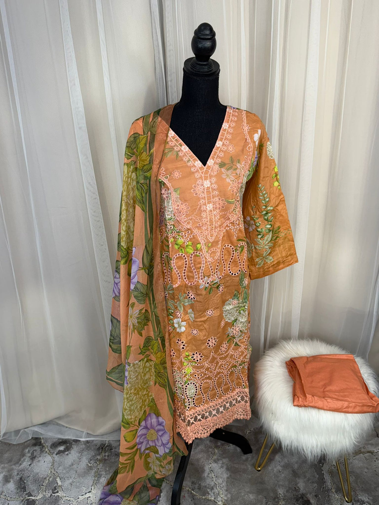 Luxury Embroidered Lawn Ready To Ship