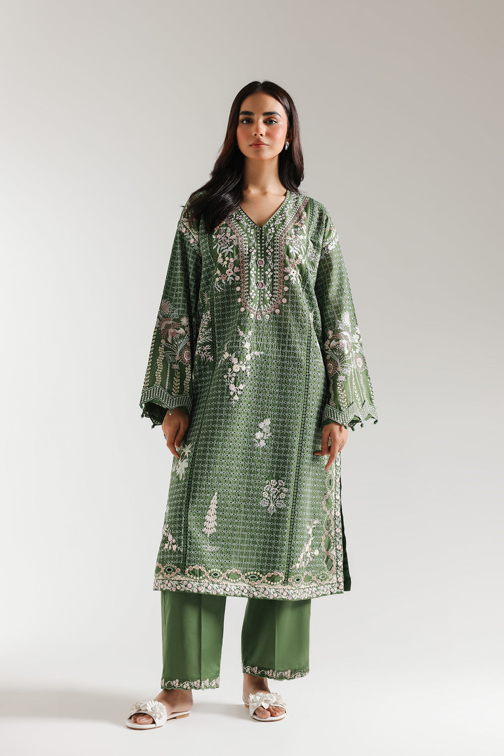 Ethnic Embroidered 2pc