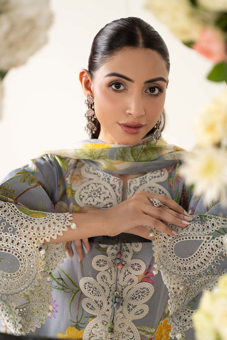 Maria. B. Embroidered Luxury Suit