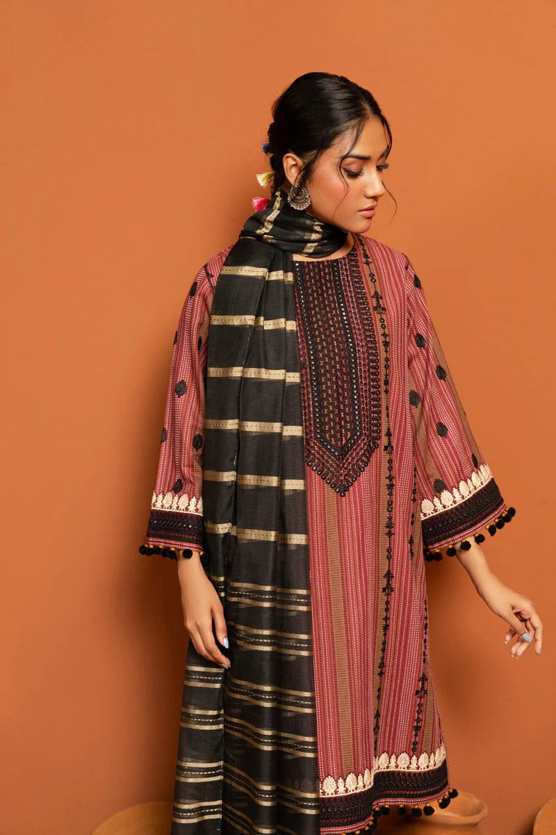 3 Piece Embroidered Susi Suit  by Alkaram Studio