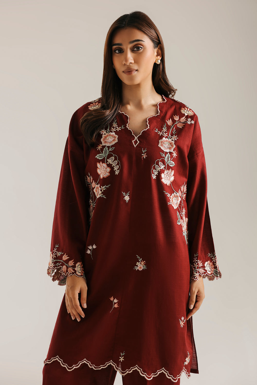 Ethnic Embroidered 2pc Suit