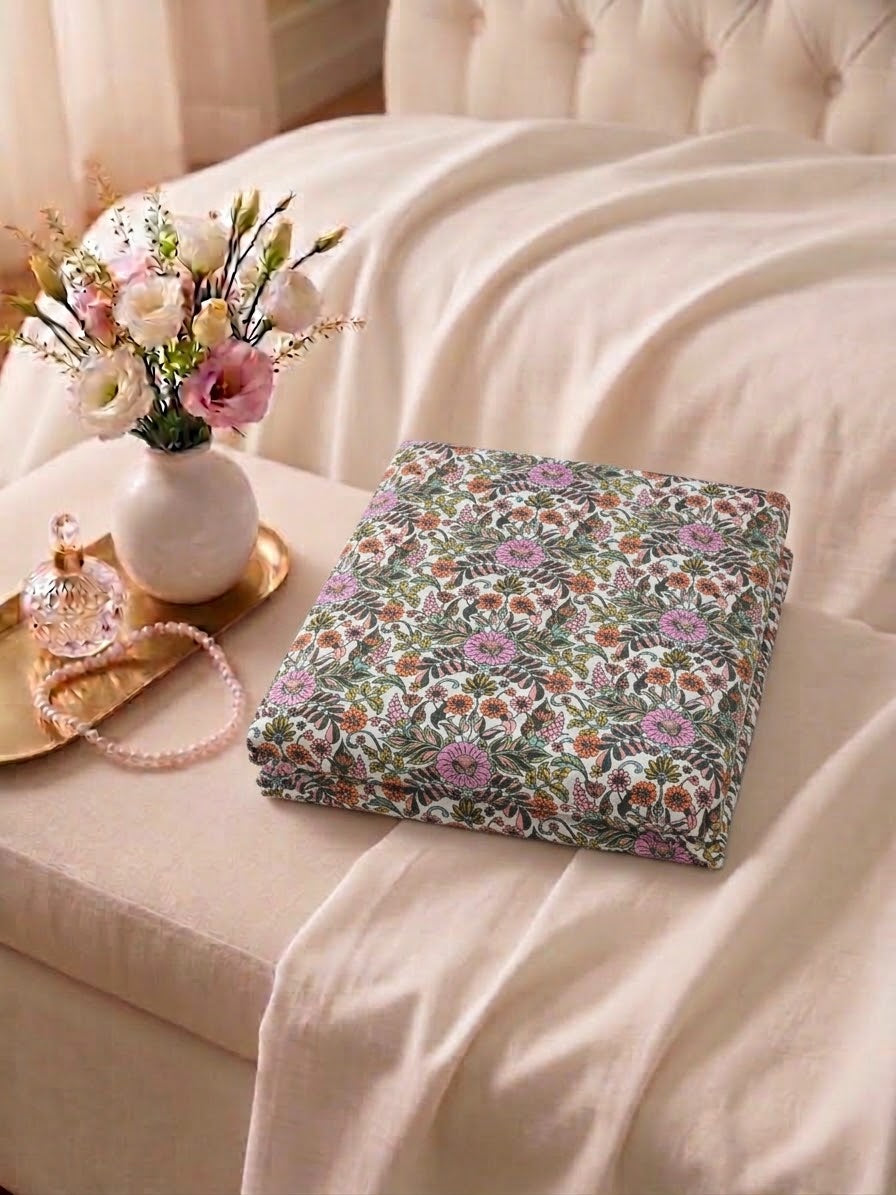 Pakistani King Size Bedsheet with Pillow Cover