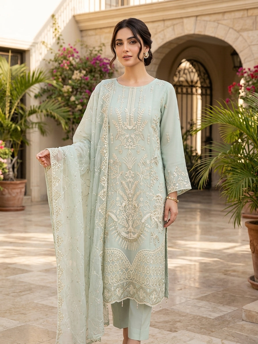 Bin Hameed Chiffon Embroidered Collection