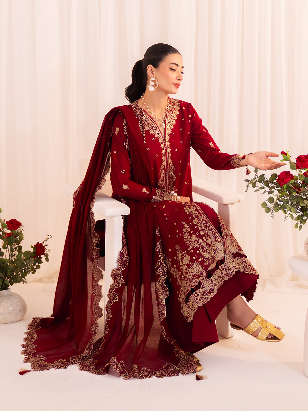 Celine by Faiza Faisal Embroidered Lawn Suits