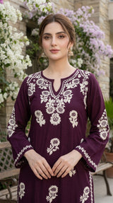 Lucknow 2pc Embroidered Co-Ord Set