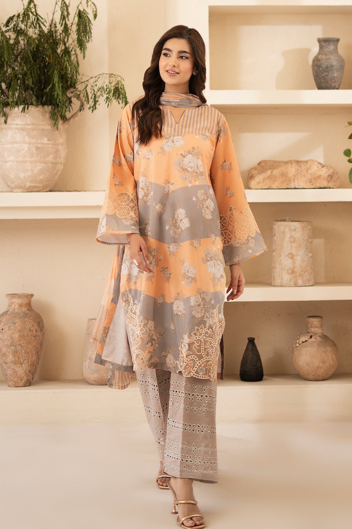 Charizma Luxury Embroidered Suit