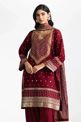 Gul Ahmed Embroidered Lawn Suit