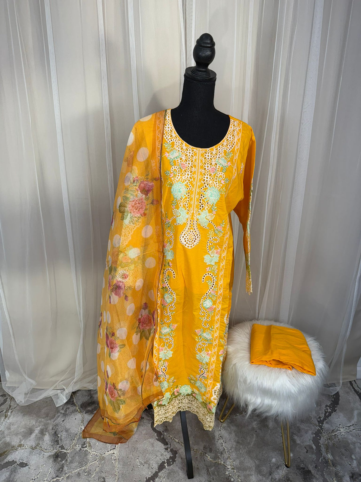 Luxury Embroidered Lawn Ready To Ship