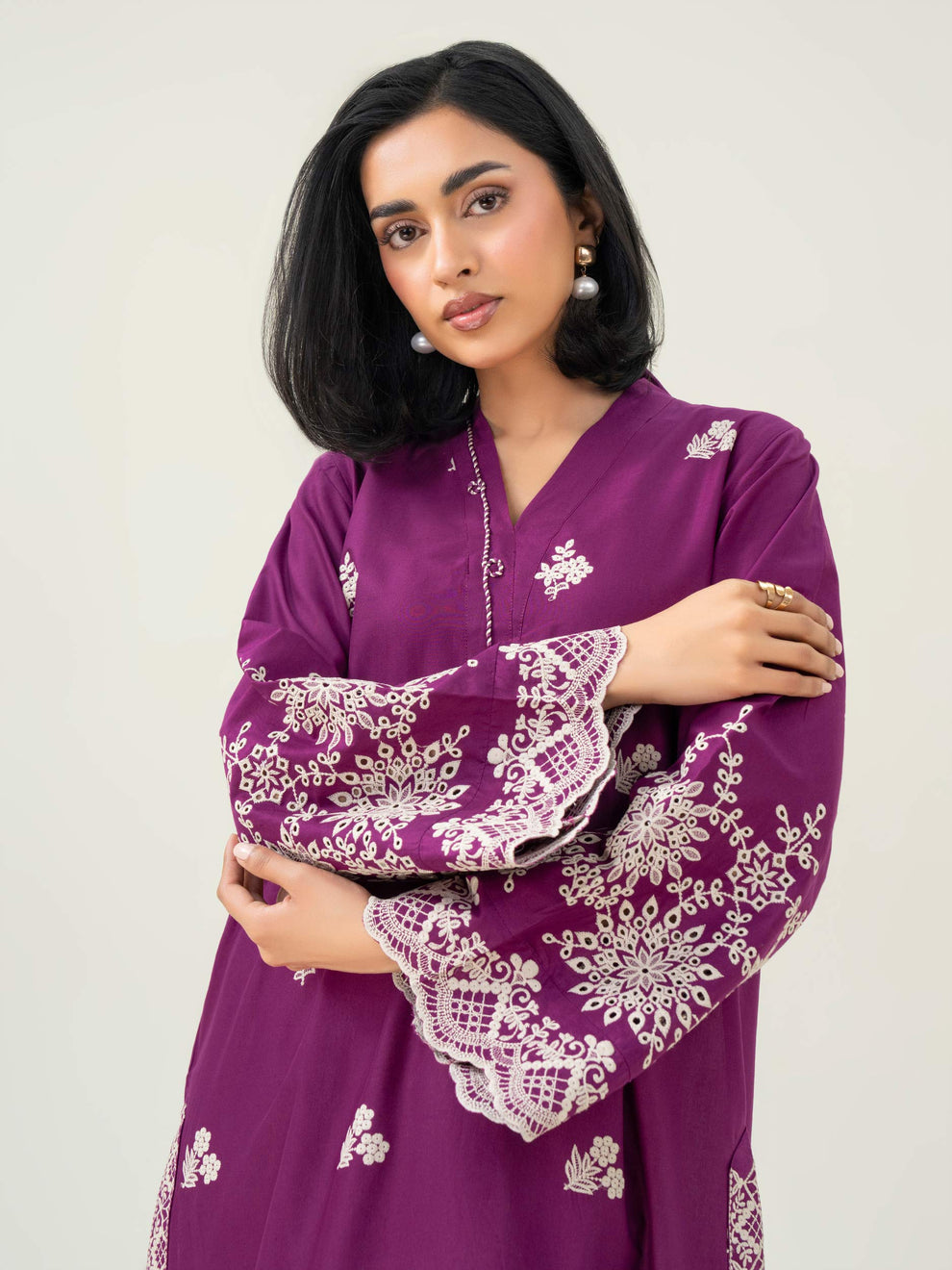 2 Piece Lawn Suit-Embroidered By LimeLight