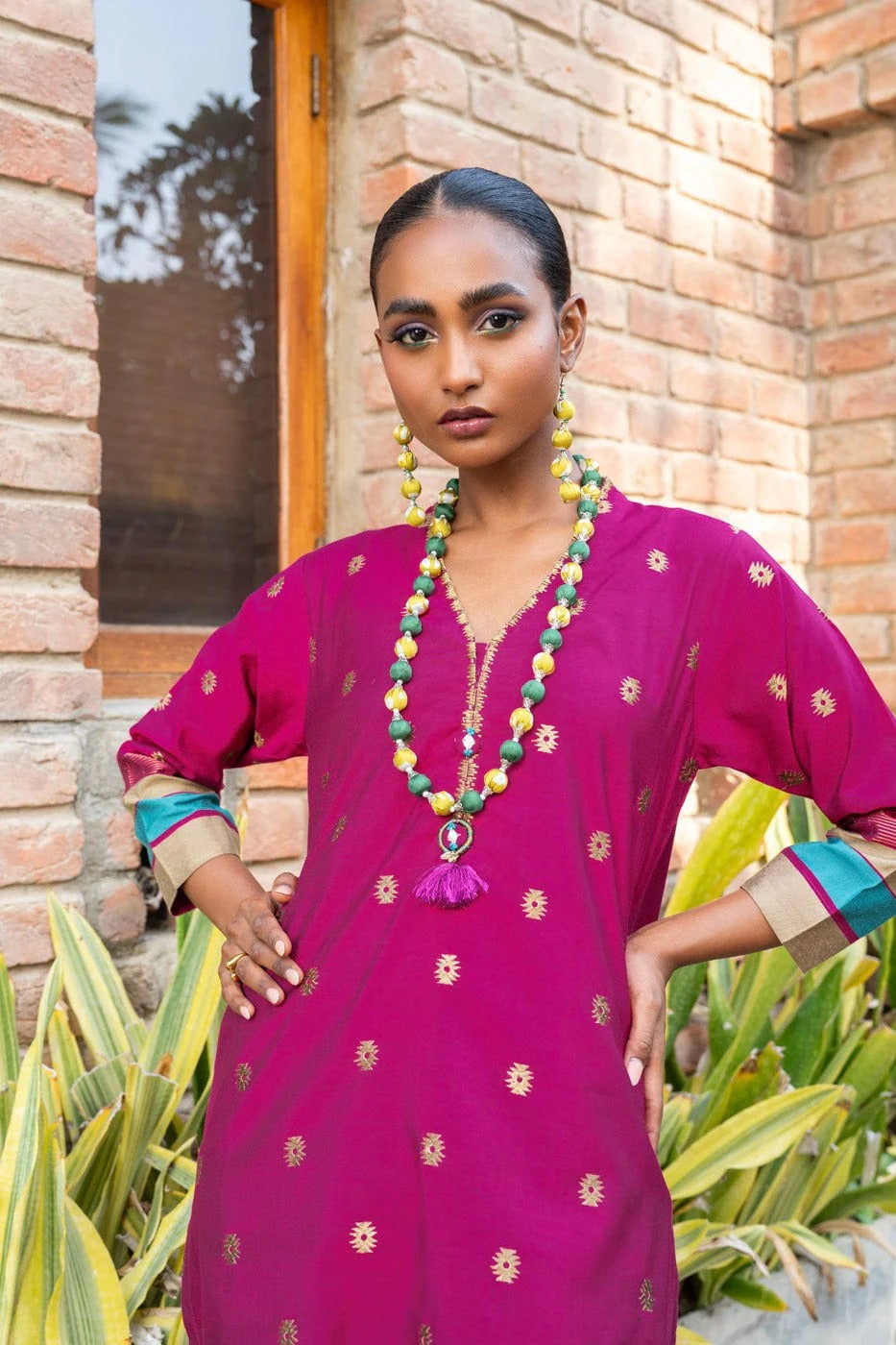 2 Piece Jacquard Suit-Embroidered by Alkaram Studio