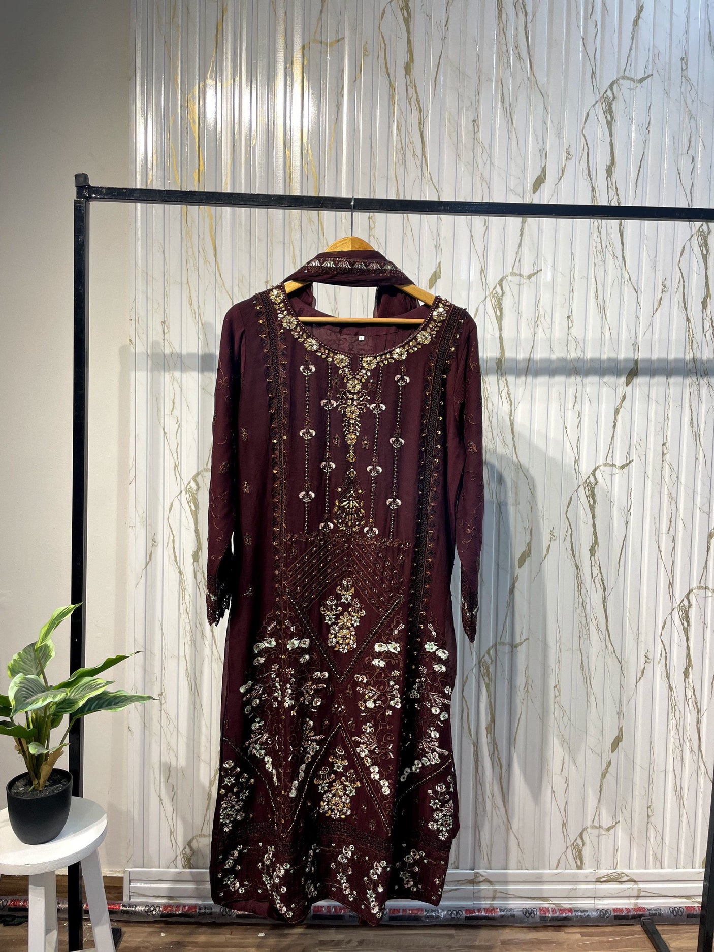 Luxury Embroidered Chiffon 3pcs