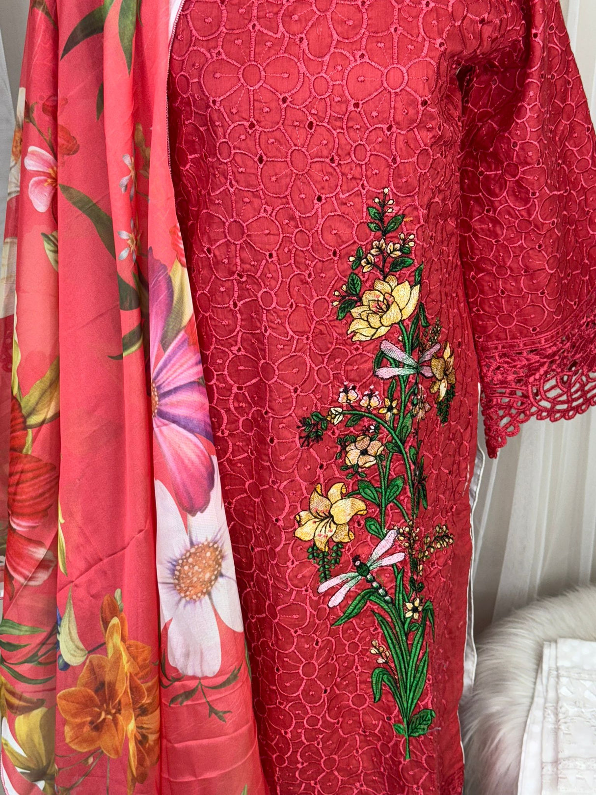 Luxury Embroidered Lawn Ready To Ship