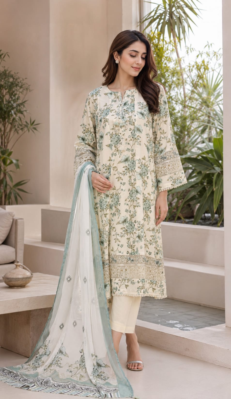 Sada Bahar Festive Embroidered Lawn