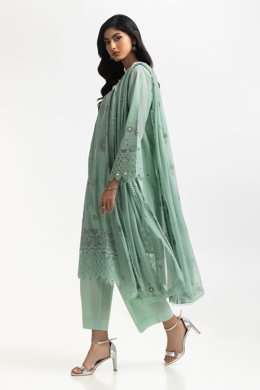 Gul Ahmed Embroidered  Suit