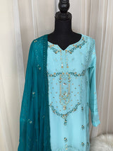 2pc Embroidered Kurti Collection Ready To Ship