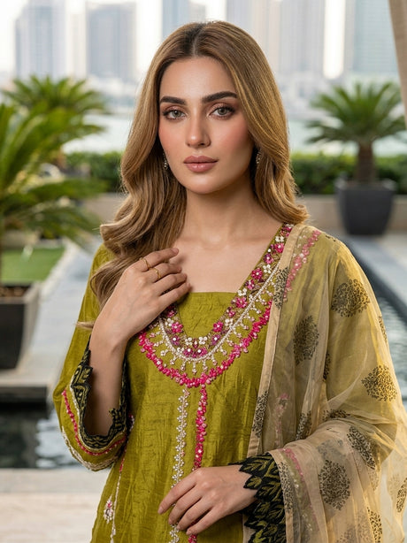 Pakistani Luxury Embroidered Silk Collection