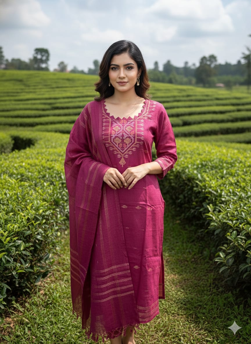 Bangladeshi Jamdani salwar kamiz