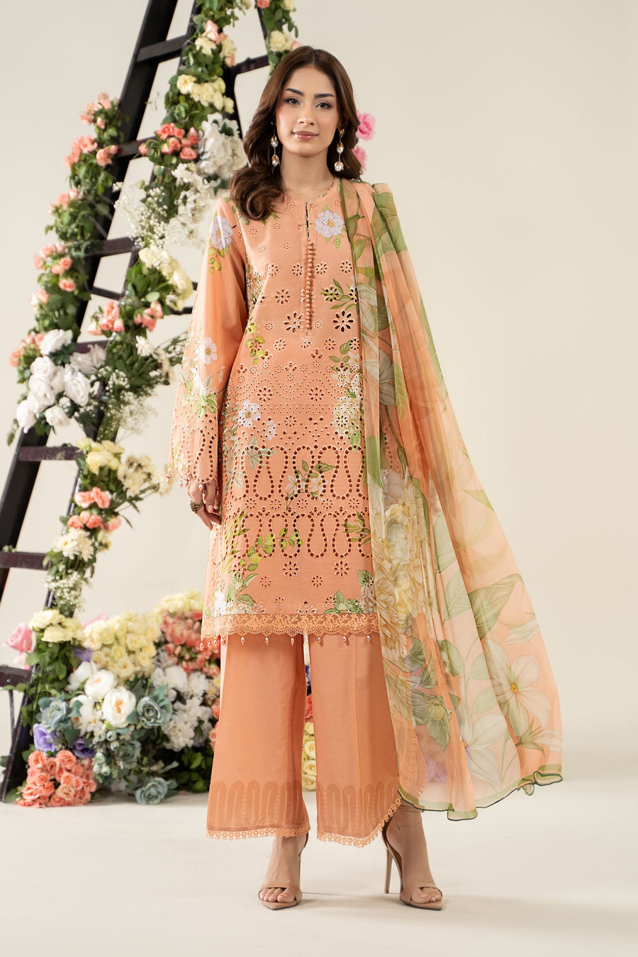 Maria. B. Embroidered Luxury Suit