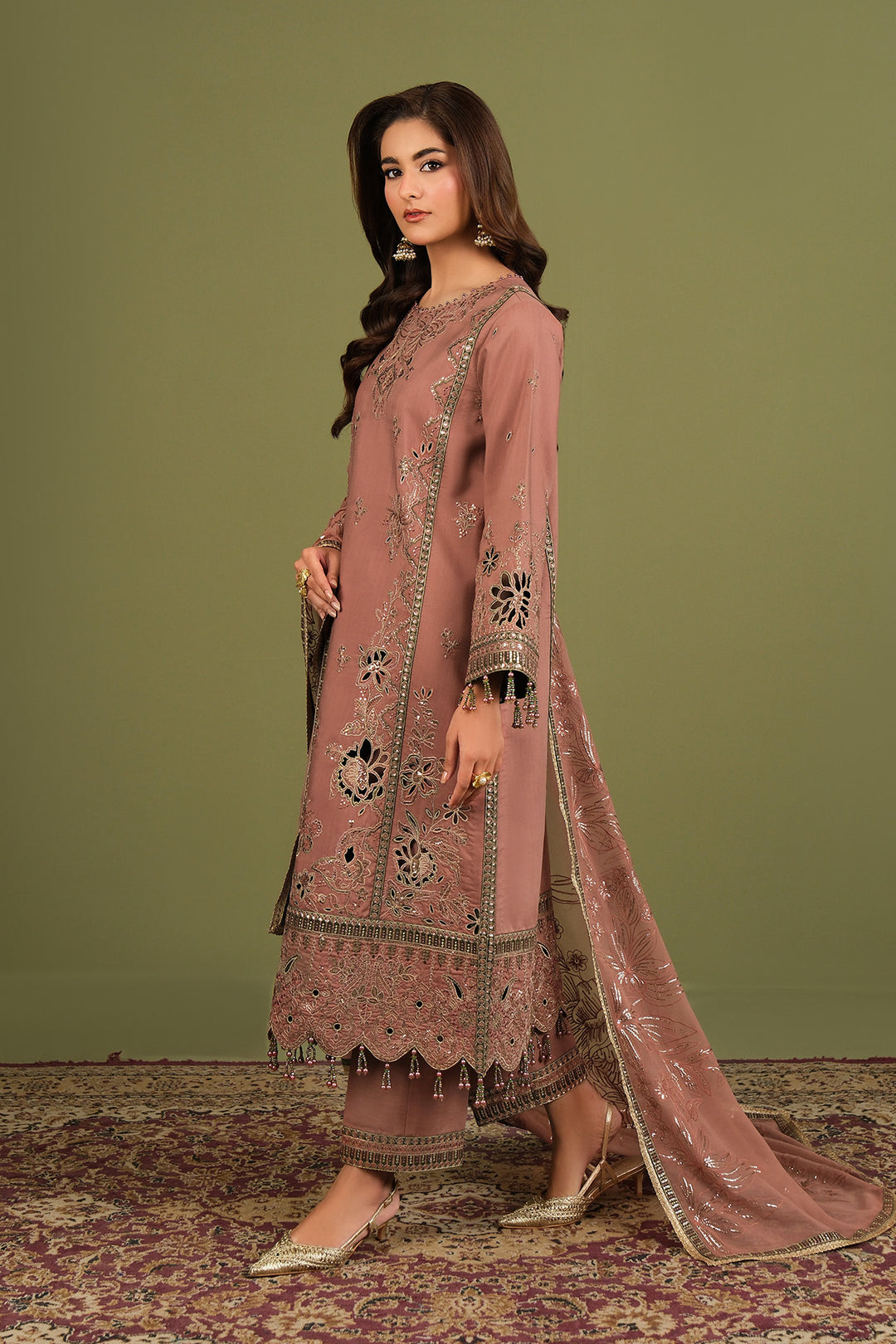 Luxe By Alizeh Raw Silk Suit