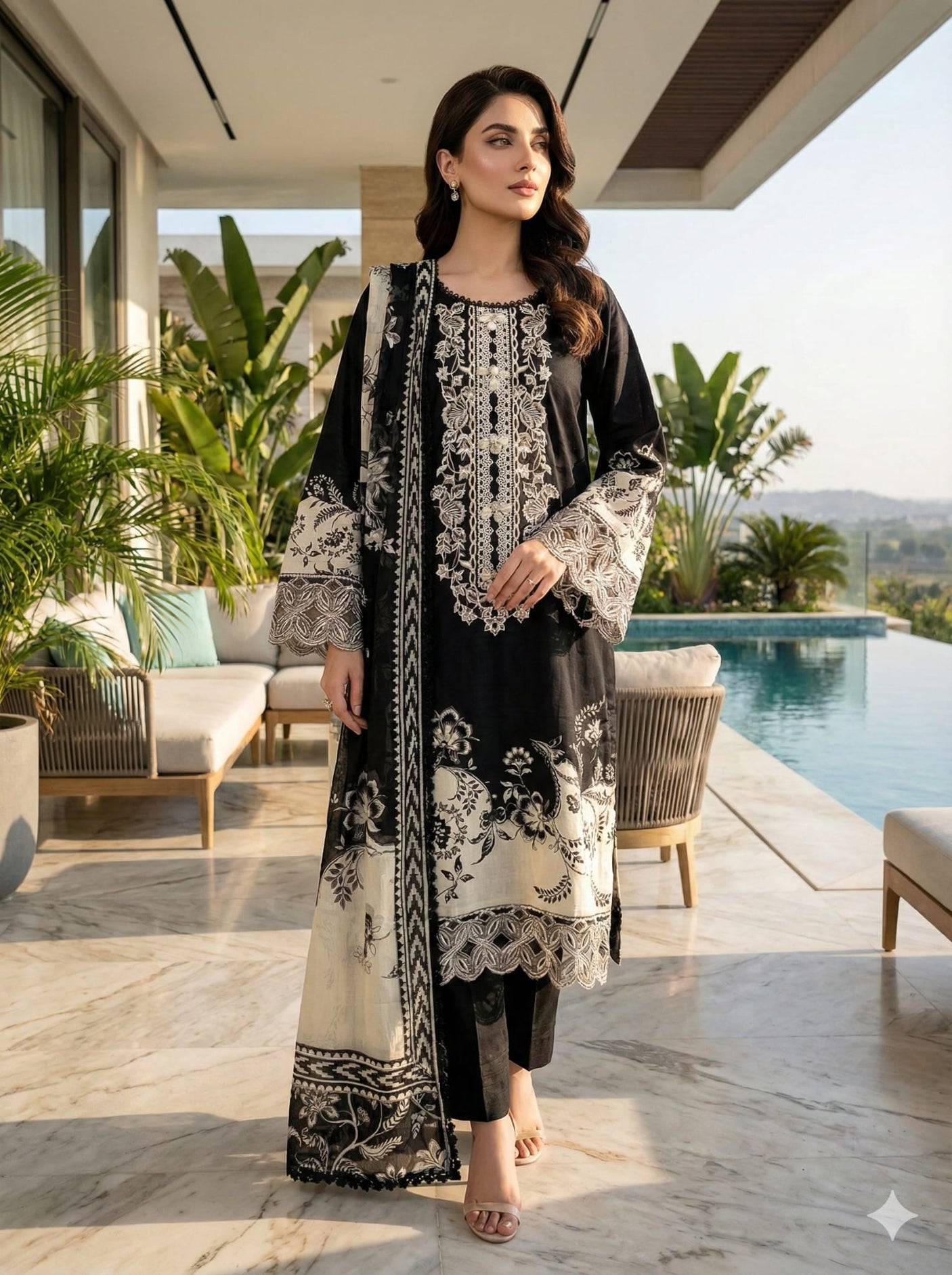 Rangrasiya Summer Embroidered Lawn