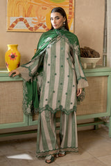 Charizma 3-PC Embroidered Lawn Suit