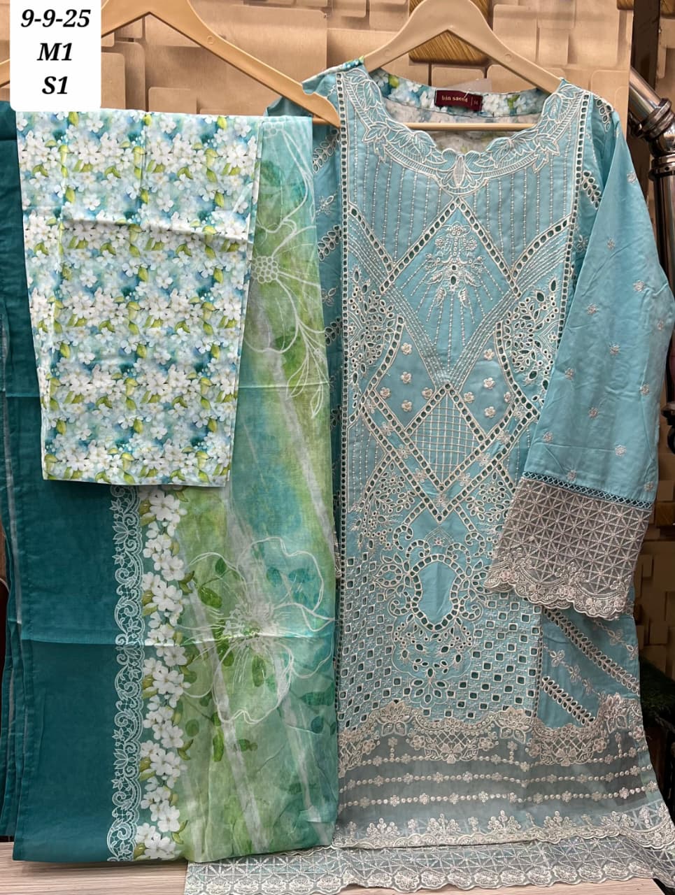 BIN SAEED EMBROIDERED LUXURY LAWN