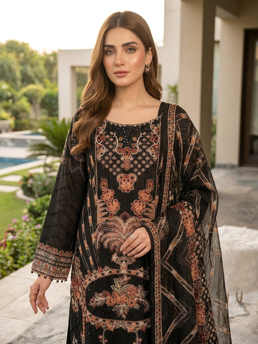 Ramsha Luxury Embroidered Collection