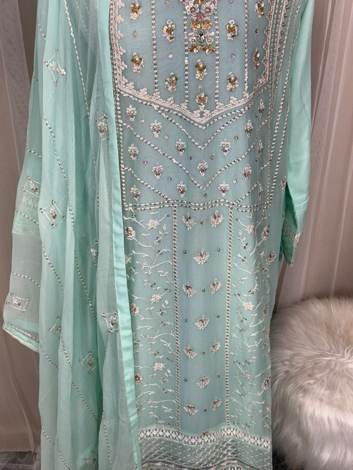 2pc Embroidered Kurti Collection Ready To Ship