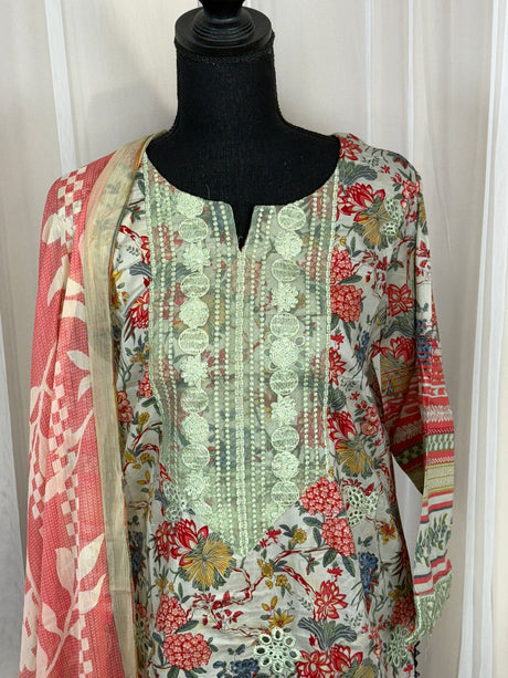 Luxury Embroidered Lawn Ready To Ship