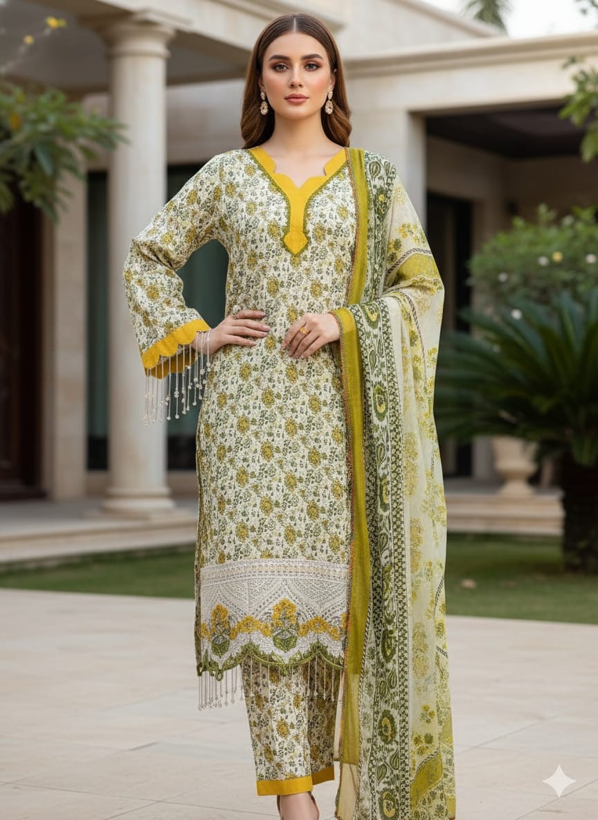 Luxury Embroidered Lawn Ready To Ship