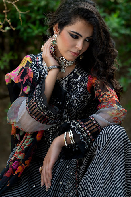 Vasal Embroidered Chiffon Suit By Charizma