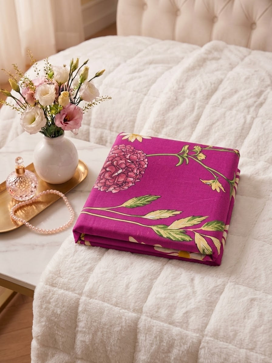 Pakistani King Size Bedsheet with Pillow Cover