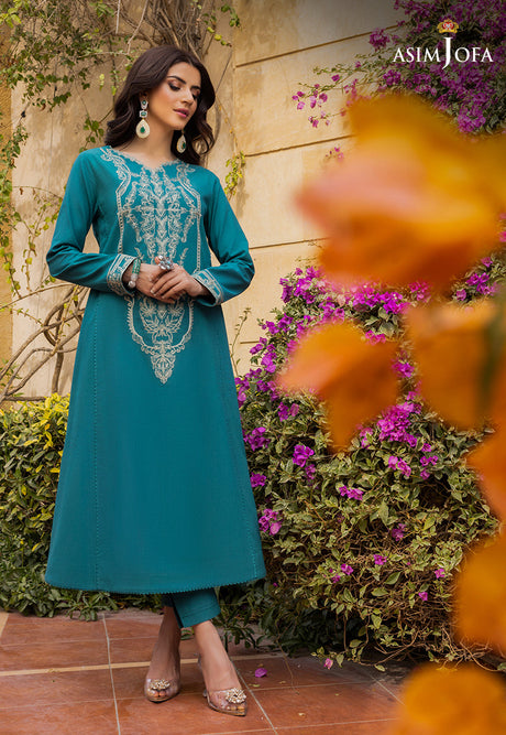 Asim Jofa Embroidered 2pc Suit