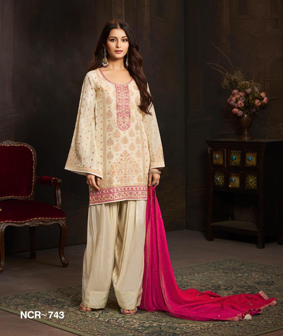 Indian Embroidered Luxury Suit
