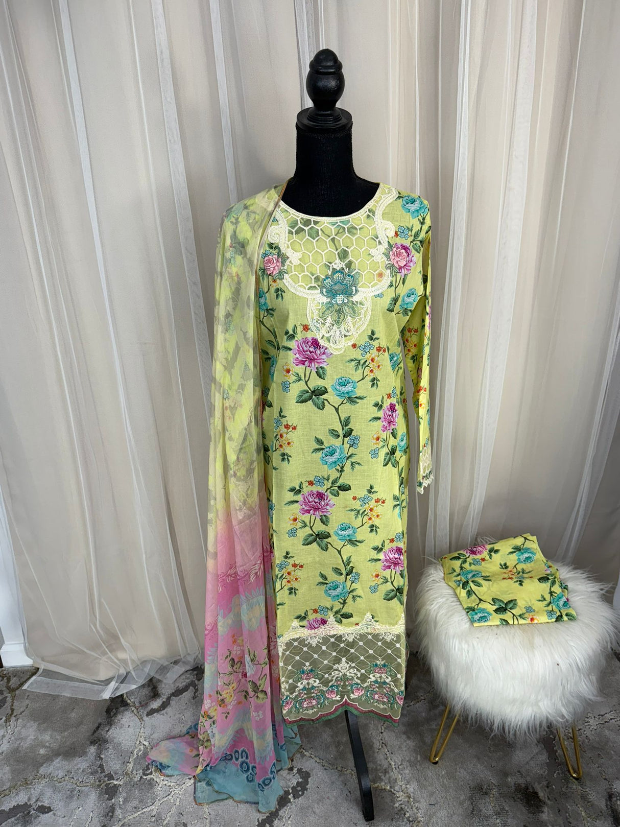 Luxury Embroidered Lawn Ready To Ship