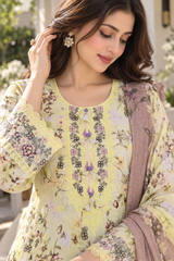 Munira Designers Embroidered Lawn