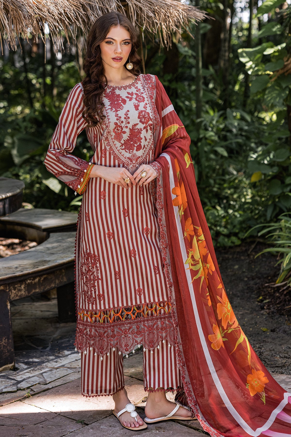 Charizma Luxury Embroidered Suit