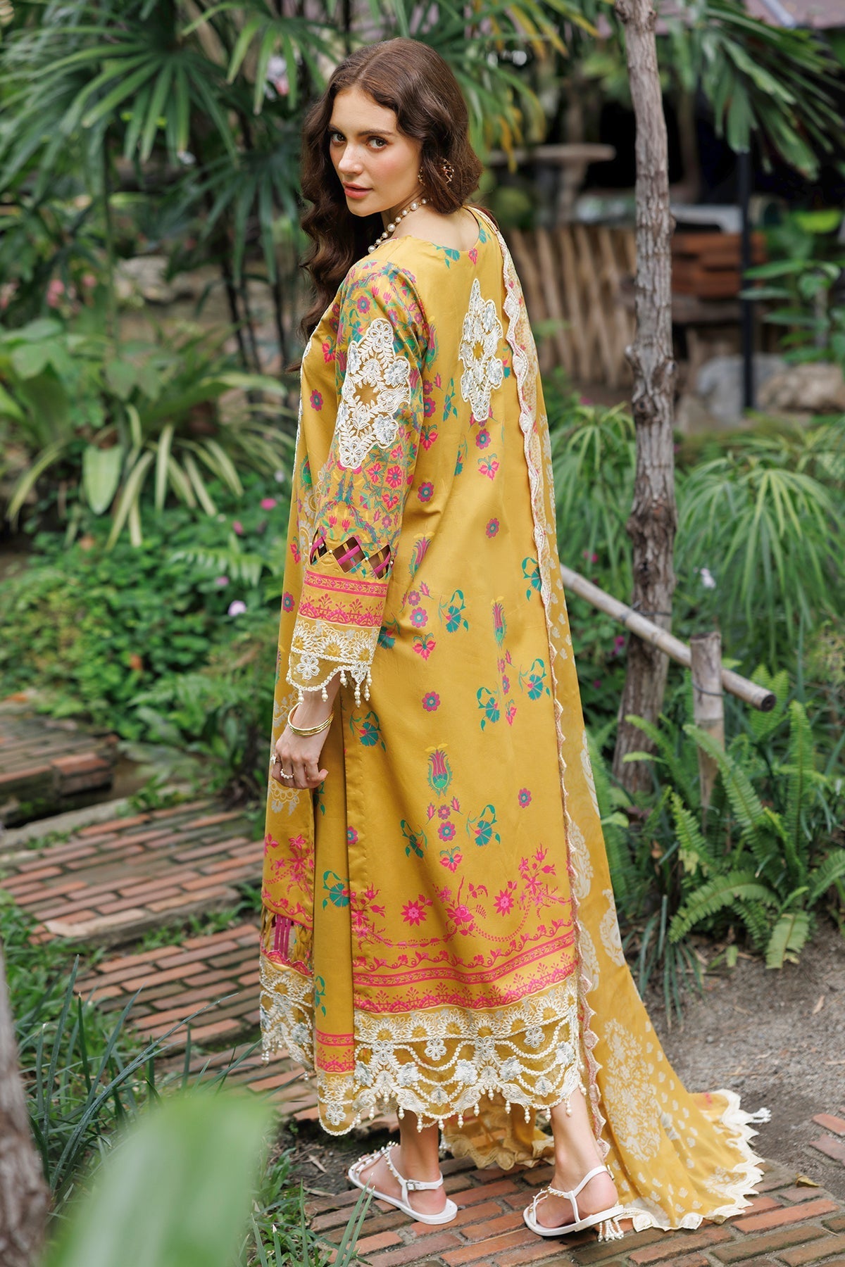 Charizma 3-PC Embroidered Lawn Suit