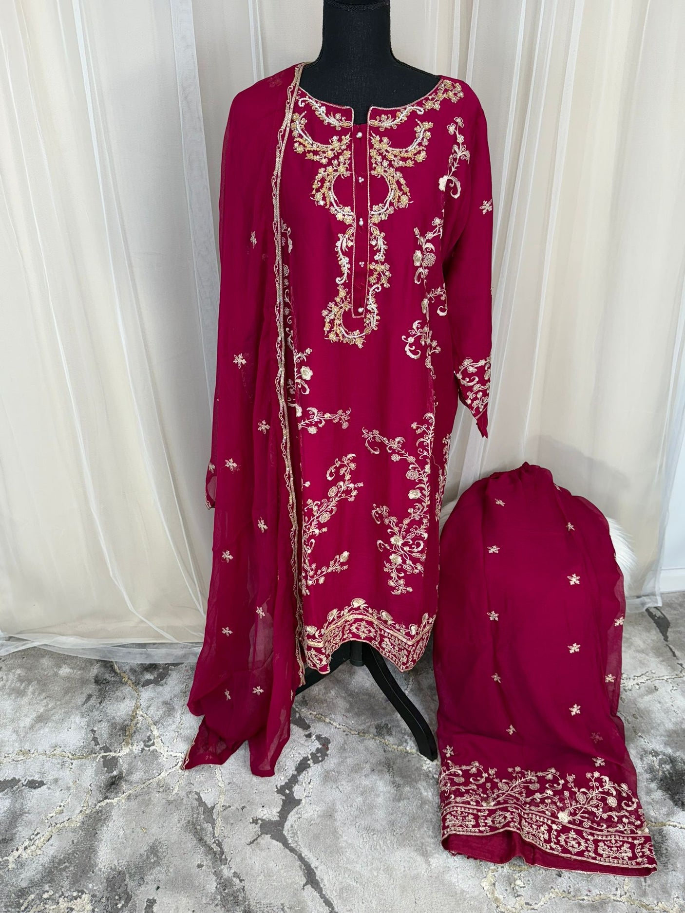 Luxury Embroidered Party wear Ready To Ship