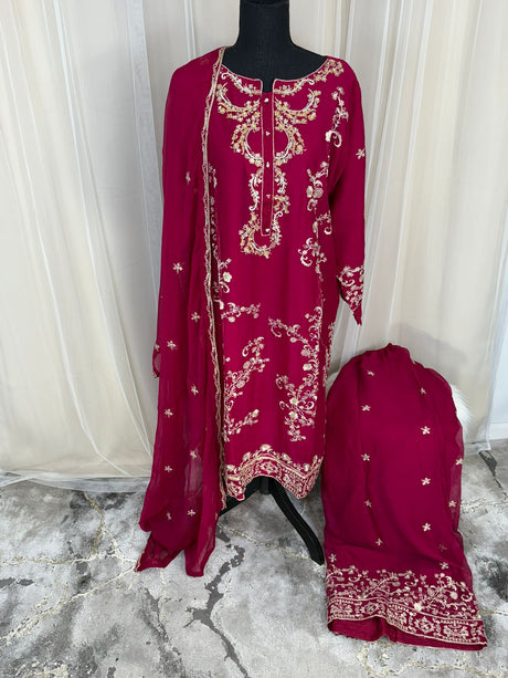 Luxury Embroidered Party wear Ready To Ship