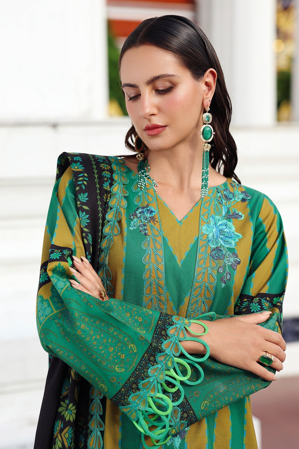 Aniiq By Charizma Embroidered Suit